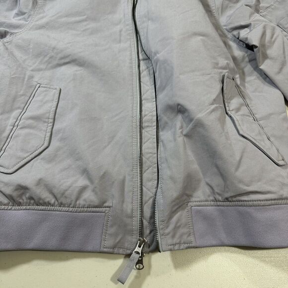 Everlane Uniform The Bomber Jacket Men M Lilac Purple Full Zip Magnetic Pocket - Picture 8 of 11